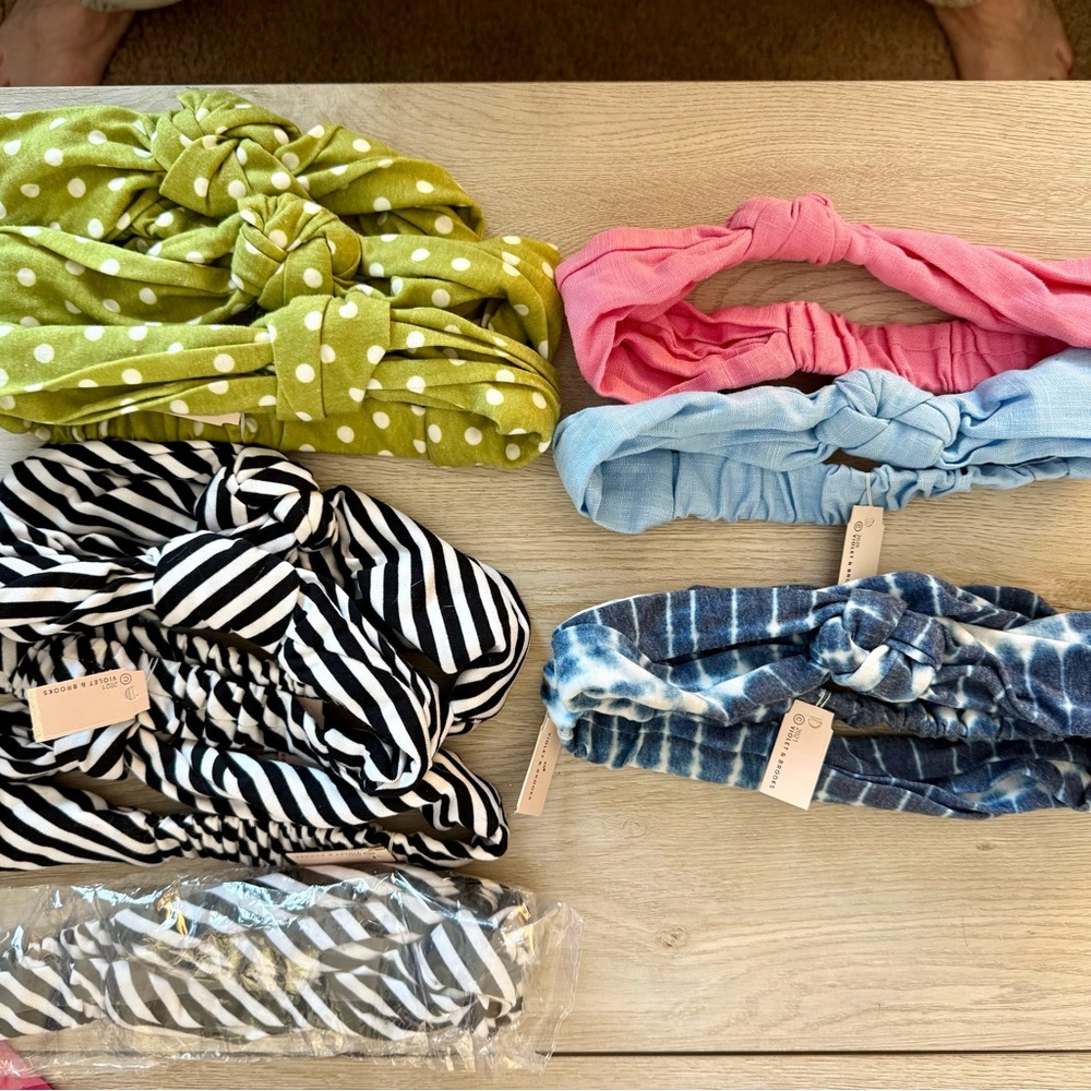 Knotted headbands -Violet & Brooks